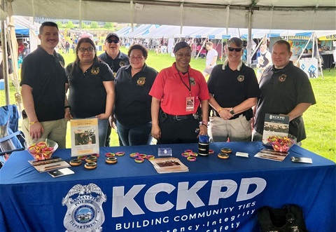 Recruitment Team at a community event